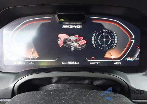 2021 BMW 3 Series M340I xDrive из США, поврежденный, VIN WBA5U9C04MFK14869